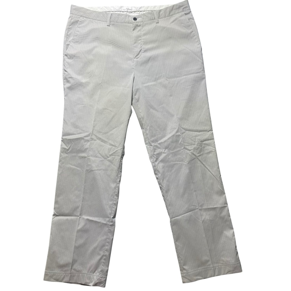 AUR Mens Striped Golf Dress Pants Size 40 Flat‎ Front Casual Office Lightweight